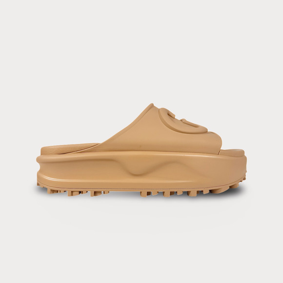 Gucci Interlocking G Platform Slide Sandal - Women’s 11 - Picture 1 of 7